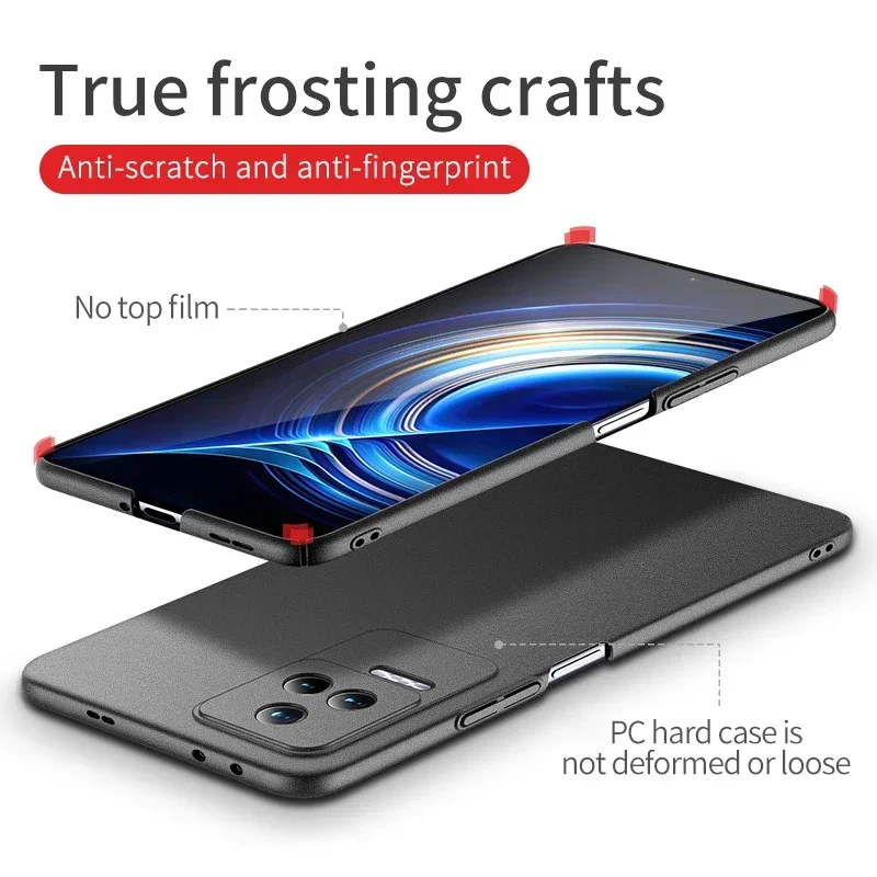 Case For POCO F4 Shockproof Back Covers Hard Plastic Ultra Slim Matte Cover For XIAOMI Pocophone POCO F3 F4 GT 5G Cases