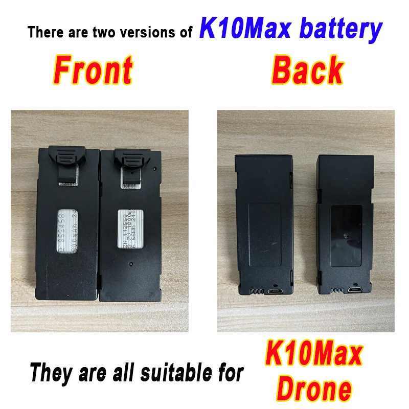 Original K10 Max Dron Battery 3.7V 1800mAh Battery For K10 Max Mini Dron Accessories Parts