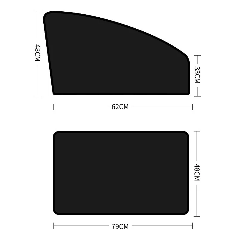 Parasole per Finestrini Auto, Protezione UV Estiva, Tenda a Rete per Finestrini Laterali Anteriori e Posteriori, Accessori Auto - immagine 5