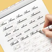 Learning Spanish/Chinese Books Calligraphy Copybook Standard Spanish  Handwriting Copybook Practice Writing Art Libros 1