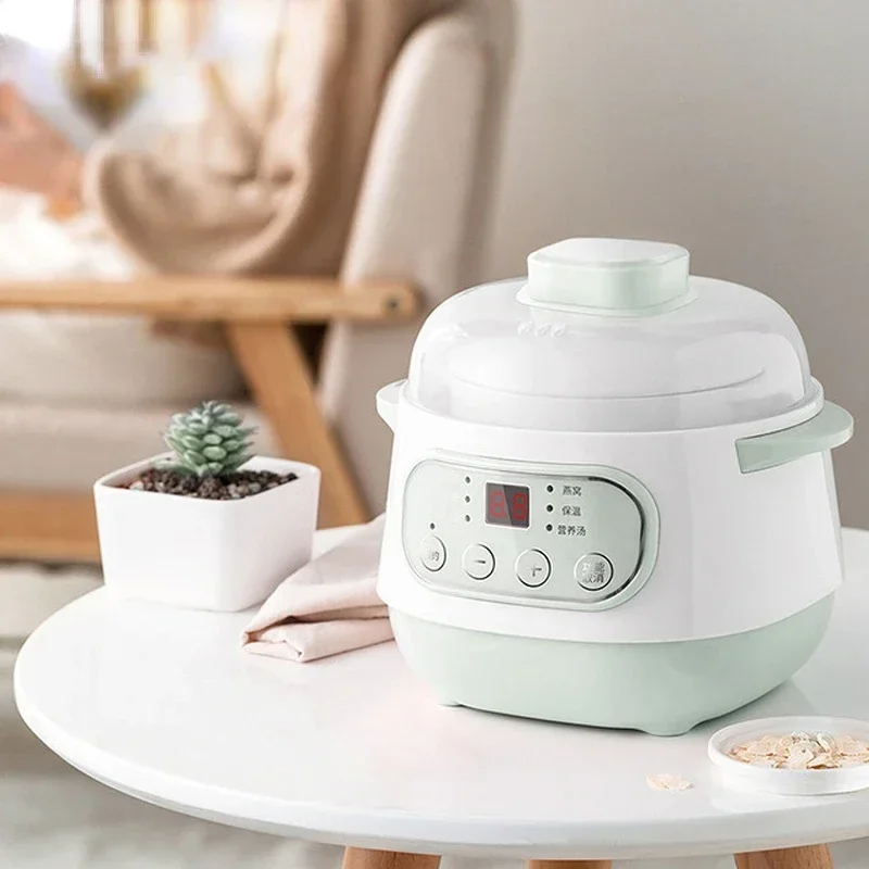 Electric cooking pot Slow Cooker Food Steamer Ceramic Pot Multifunction BirdNest Soup Stew Pregnant Tonic Baby Supplement Heater
