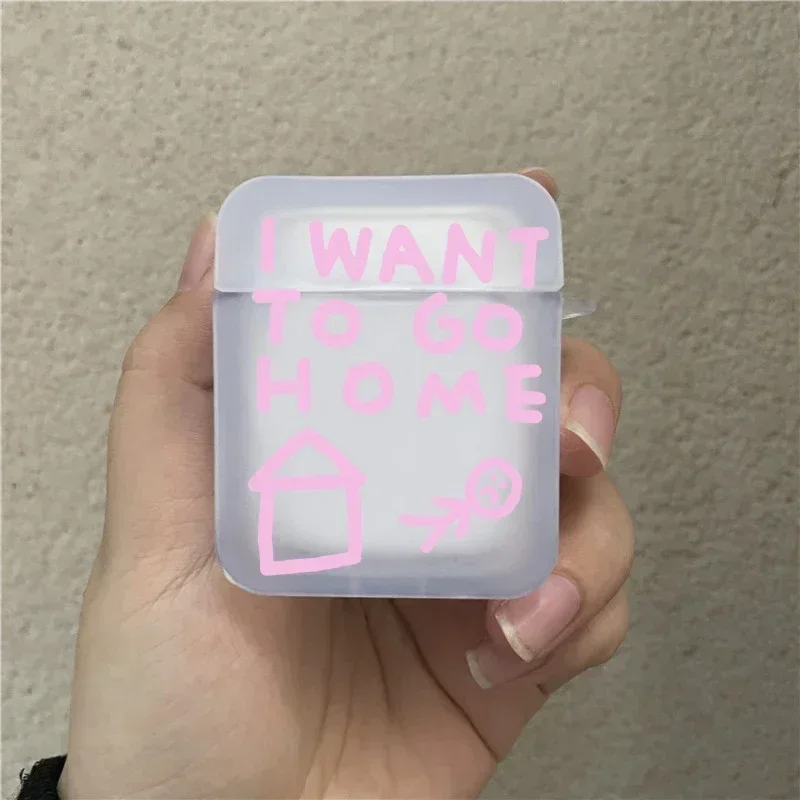 s I WANT TO GO HOME Wireless Earphone Protective Case