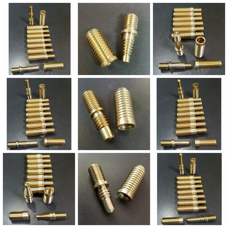 Snooker Cue Extension Joint And Insert Brass Cue Joint Threads Male And