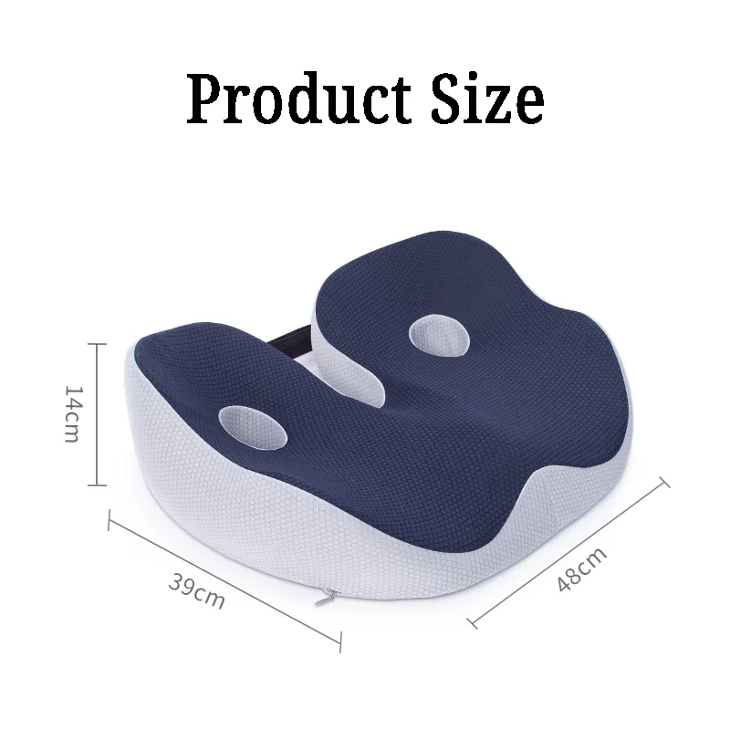 Office Chair Cushion Long-sitting Winter Memory Foam Pillow Cushion Chair  Cushion Protection Hip Butt Hemorrhoids Seat Cushion - AliExpress