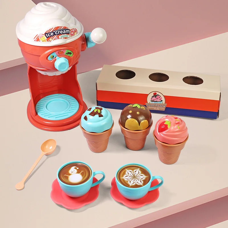 

Children's Toy Set Afternoon Tea Toy Deluxe Kitchen Playset with Simulation Food for Kids' Tea Party Time