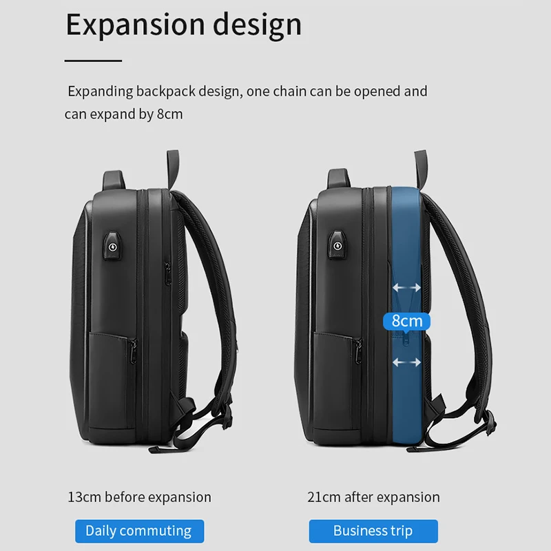 Laptop Backpack Anti-theft Waterproof School Backpacks USB Charging Men Business Travel Bag Backpack New Design Wholesale