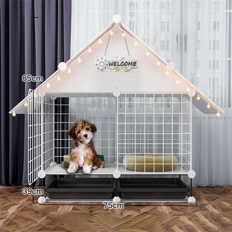 Title 3, modern simple Iron Living Room Dog Houses Indoo...