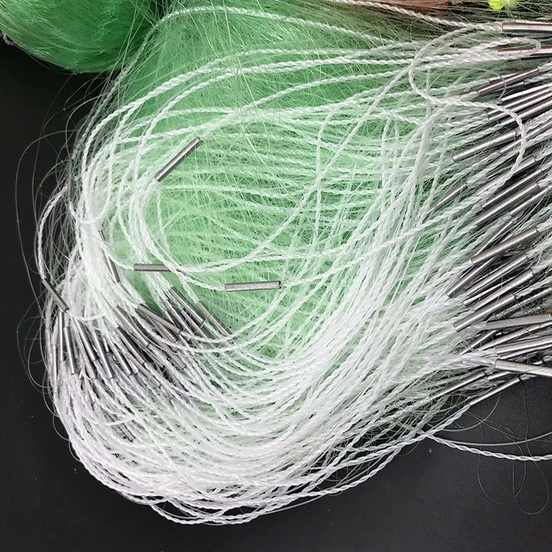 Trasmallos Rete Da Pesca A 3 Strati: 80m O 100m, Alta 1,5m O 3m, Maglie 4-14cm - Attrezzatura Da Pesca