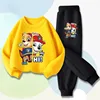 PAW Patrol Children's Casual Hoodies Sets Boys and Girls' Pullover Long Pant Two  Piece Suit Kids Breathable Sweatsuit 2