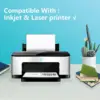 2" x 4" Shipping Labels,Printable White Mailing Labels for Laser/Inkjet Printer,Permanent Adhesive Sticker Labels(500. 3