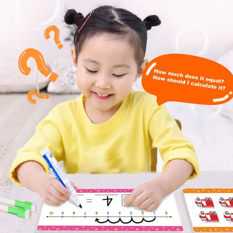 Erasable Number Board 0-20 Double Sided White Board Addition Subtraction Game Classroom And Home Supplies Learning Activities