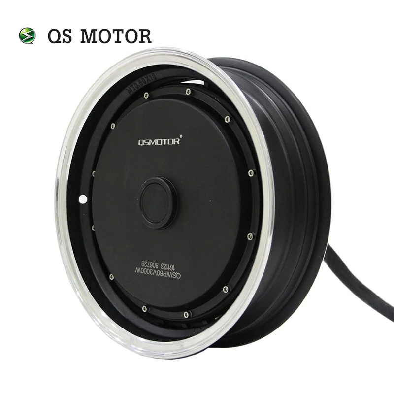 

QS Motor 12 Inch 260 3000W V4 Electric Scooter Single Shaft Hub Motor For Sale