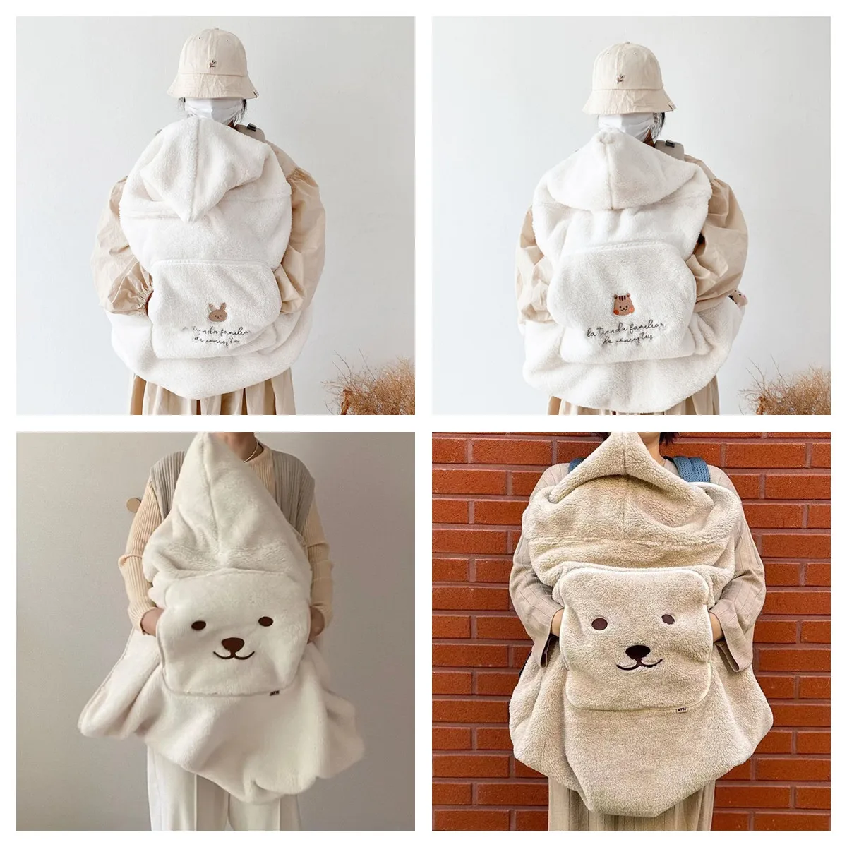 Swaddle Blanket Fleece Blanket Multifunctional Winter Windproof Warm Flannel Baby Blanket Coral Fleece Stroller Cover Infant Kids Nap Warm Quilt Swaddle Wrap swaddle blanket,fleece blanket