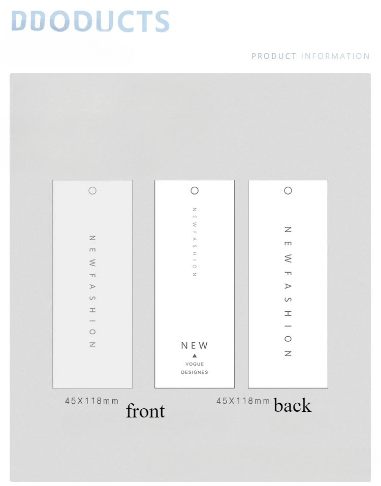 여성용 친환경 의류 행태그, 직사각형 의류 라벨, 맞춤형 의류, 가격 크기 행잉 카드, 로고 디자인, 고급