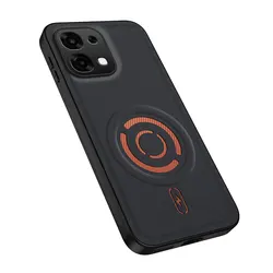 Luxury Magnetic Silicone Shockproof Protective Back Cover Coque for Redmi 17C 4G (Kjb xk - Black)