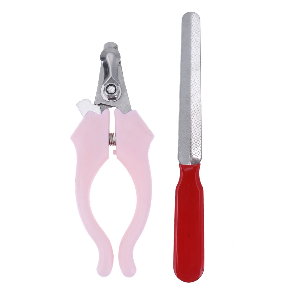 Professional Stainless Steel Nail Trimmer Ergonomic Design Pet Nail Tool Labor-Saving Anti Grasping for Small Medium Pet Animals
