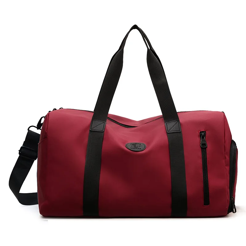Designer Fitness Travel Tote Unisex Fashionable Large-capacity Travel Bags Men Simple Black Sports Women's Shoulder Luggage Bag