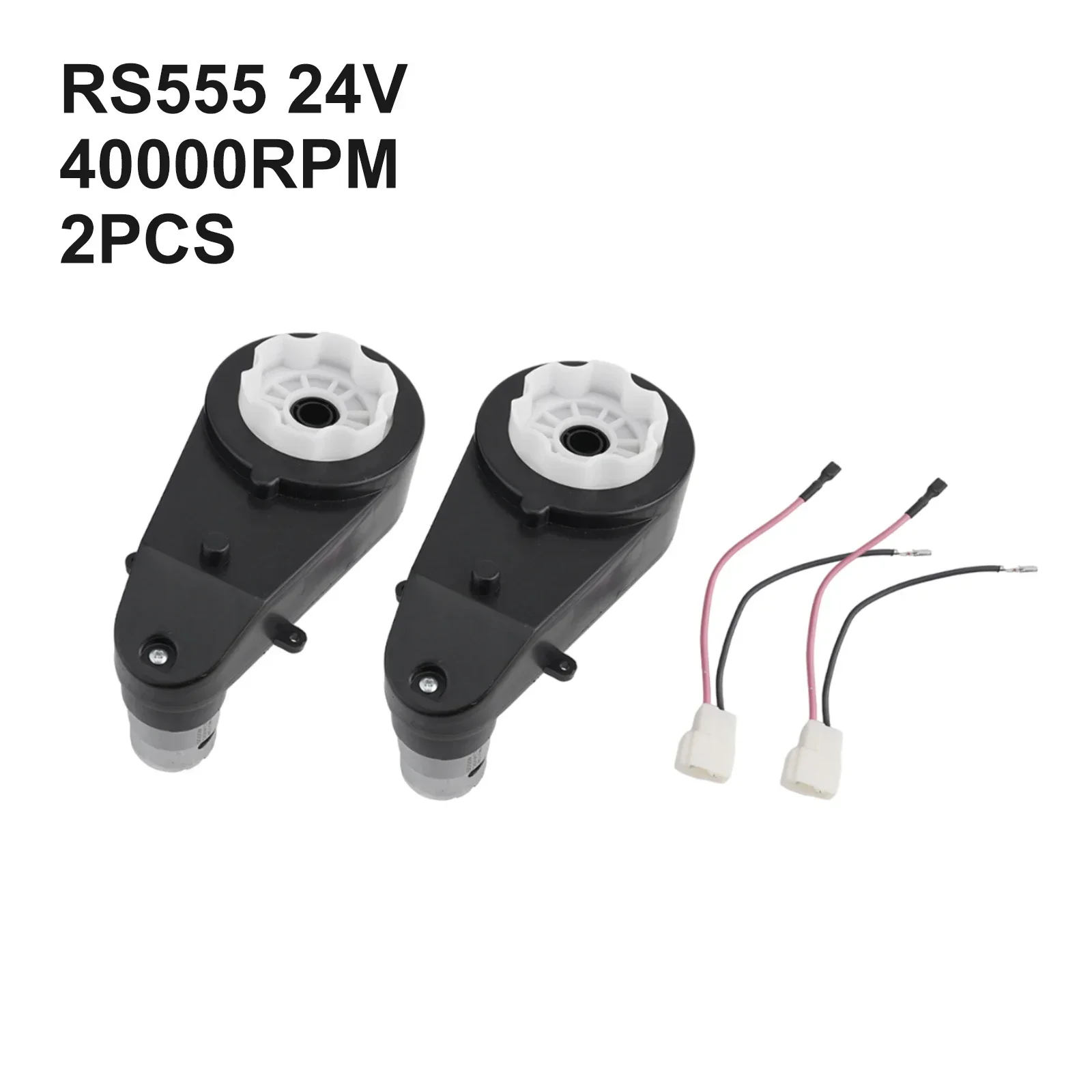 2PCS Electric Gearbox RS555 24V 40000RPM Replacement For Kids Car Toy Portable High Speed DC Motor For Remote Control Car