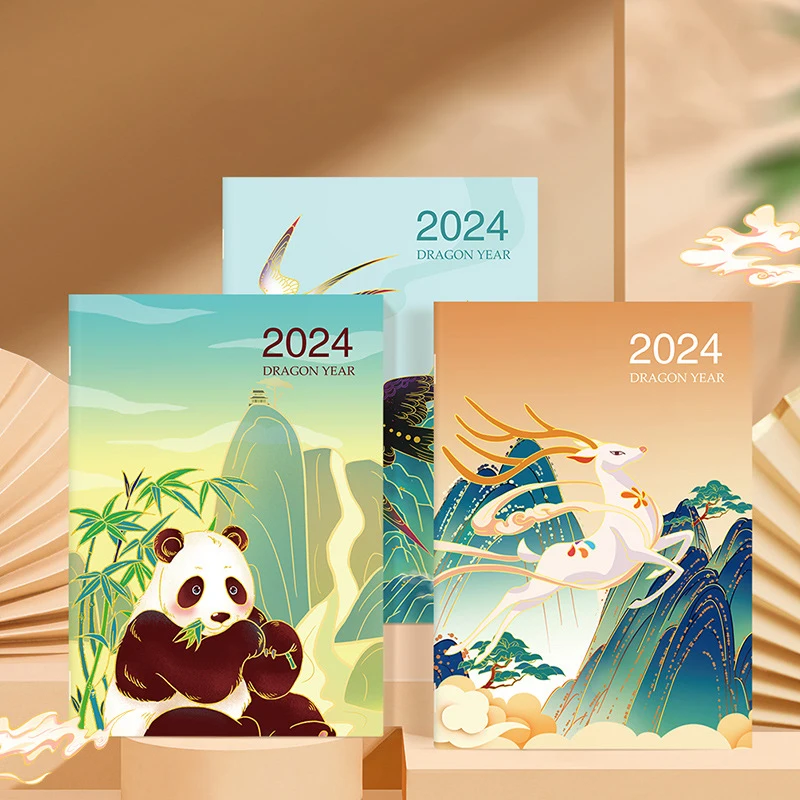 2024 calendrier mural Kawaii planificateur annuel feuille bloc-notes à  faire liste Agenda calendrier organisateur liste de - AliExpress