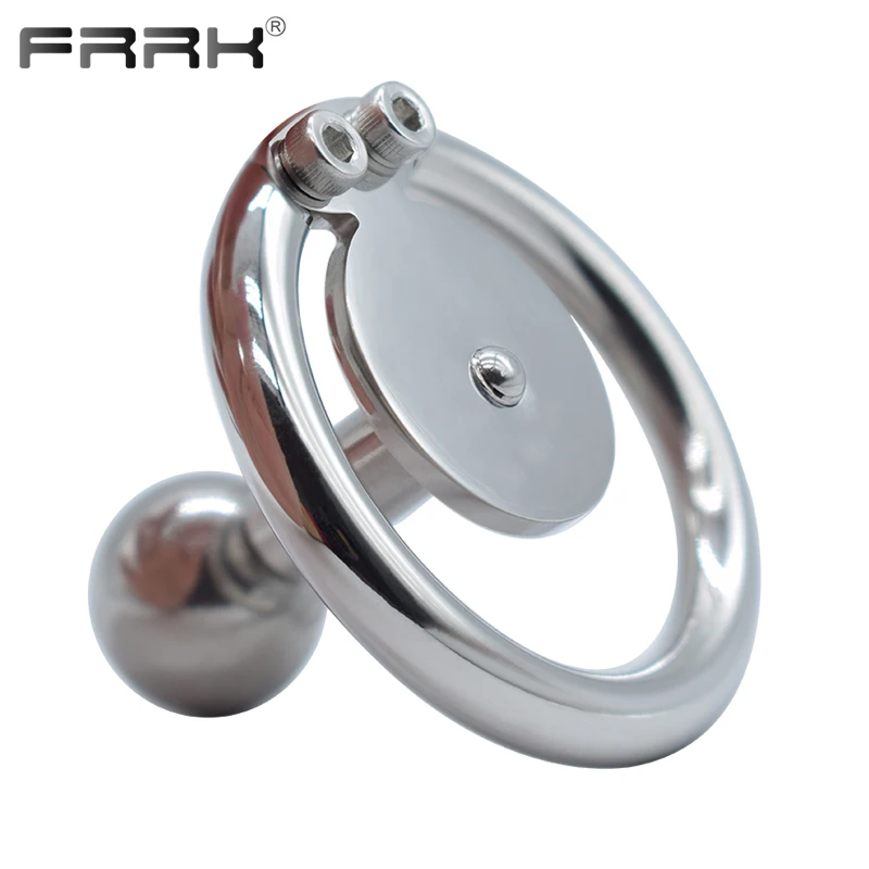 Frrk Flat Pad Convertible Inverted Male Chastity Cage With Metal Solid frrk-flat-pad-convertible-inverted-male-chastity-cage-with-metal-solid
