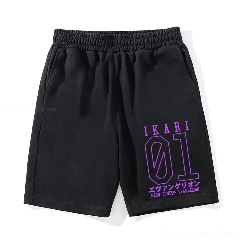 EVANGELION Eva01 Short Pants Men Summer Beach Pants Casual Fitness