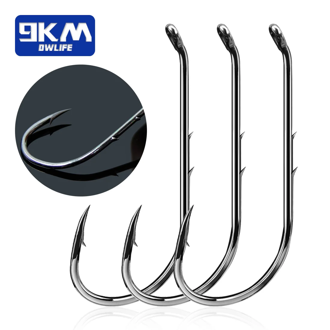 9km baitholder ganchos de pesca 50 pcs 200 pçs ao vivo isca gancho