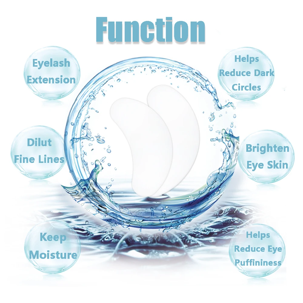 Hydrogel Eye Patch eye patch 200/400/1000pairs For Building Eyelash Extension Under Eye Pads Grafted Lash Stickers Beauty Tools