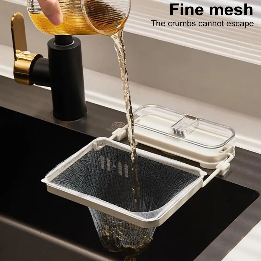 Foldable Sink Storage Stand Dish Towel Hanging Rack Foldable Sink Strainer Set with Suction Cup Draining Rack Kitchen for Sink 2