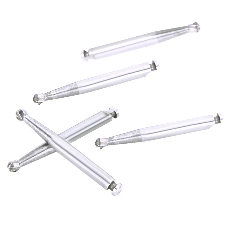 デンツプライ社。タービン用ラウンドバー デンタルタングステンカーバイドバー、ラウンドドラリドリル、鋼の