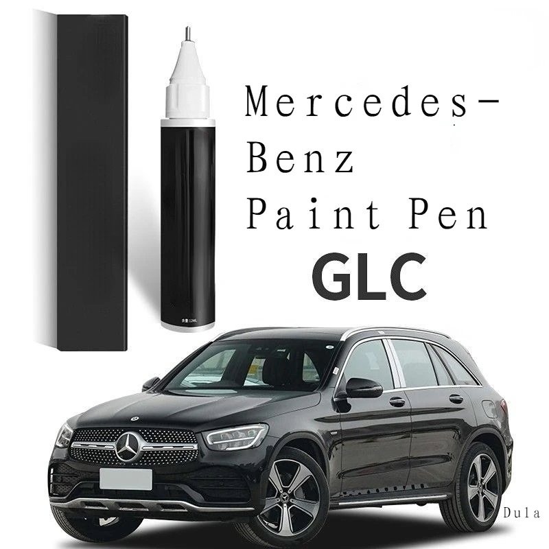 Stylo de peinture pour les rayures, stylo de retouche adapté pour Mercedes-Benz GLC, blanc et noir d'origine, modification des accessoires automobiles GLC