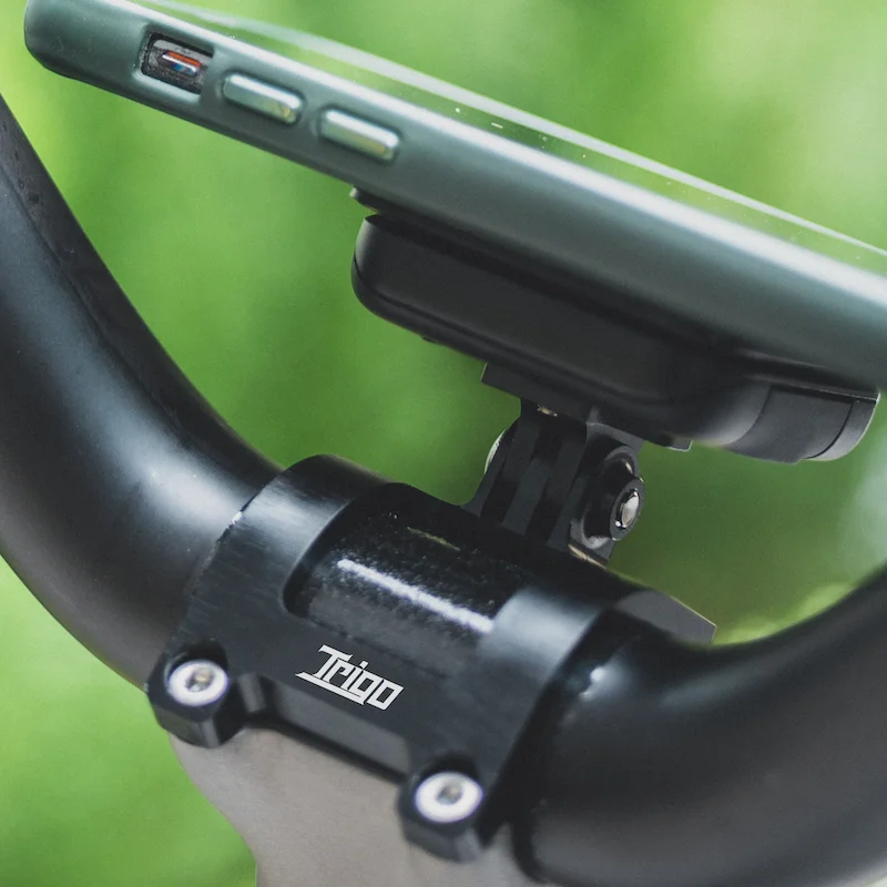Trigo Cycling Scheinwerfer halterung Kamera halter für Brompton P Line T Line Faltrad Vorbau Gopro Halterung Fahrrad zubehör – Detail 1