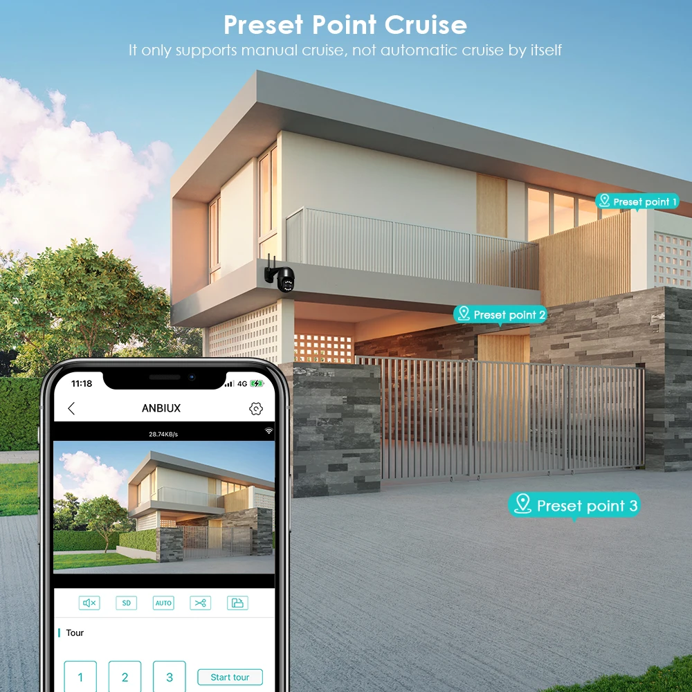 ANBIUX 8MP PTZ IP Camera 8x Zoom Dual-Lens Human Detect CCTV Camera 4MP Smart Home Outdoor Wifi Surveillance Camera ICSEE 21 S3ee95c76fd454b5fbf3bf9c66e65f913l ANBIUX 8MP PTZ IP Camera 8x Zoom Dual-Lens Human Detect CCTV Camera 4MP Smart Home Outdoor Wifi Surveillance Camera ICSEE