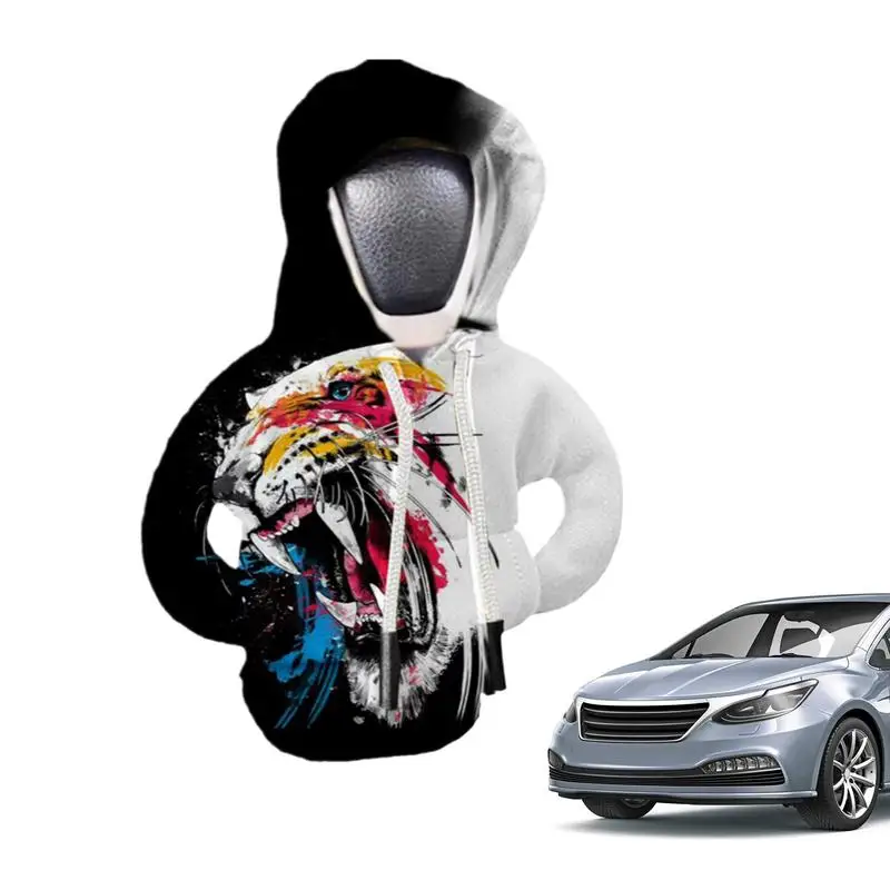 

Car Gear Shift Sleeve Shift Hoodie Protector Auto Sleeve Stylish Vehicle Interior Decoration For RV SUV Truck Van And Sedan