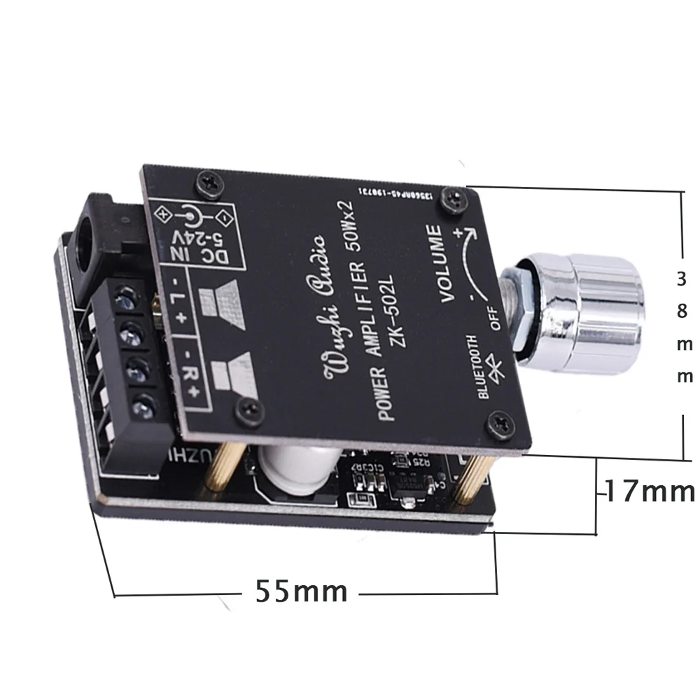 ZK-502L HIFI Sound Amplifier Digital Amplifier Module Audio Wireless Bluetooth H