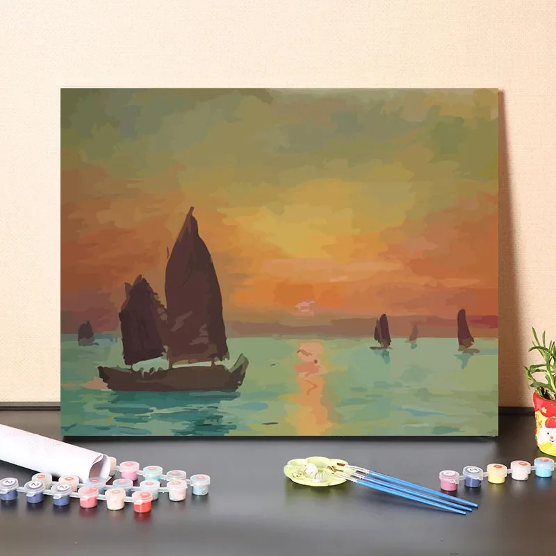

3780042Digital oil painting living room decorative painting sofa background wall hanging paintingmural