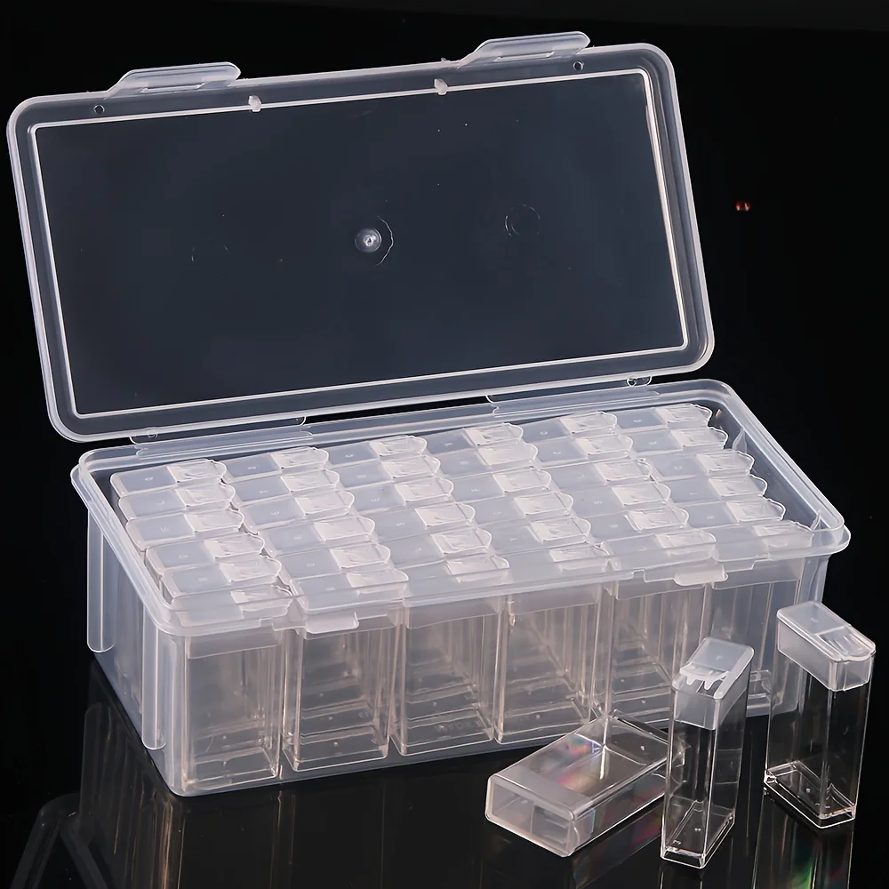 5D DIY Art Storage Container Nnail Jewelry Accessory Packaging Box Diamond Painting Storage Box Mosaic Packaging storage box diamond painting storage box