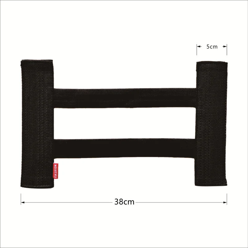 Car Trunk Elastic Mesh Fixed Straps Car Interior Organizer Extinguisher Storage Net Bag Seat Back Fixing Bag Auto Accessories