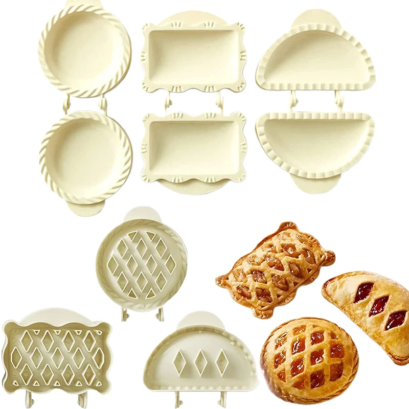 Three-Piece Hand Pie Mold Set, Ideal for Autumn Cottage Pie DIY Baking