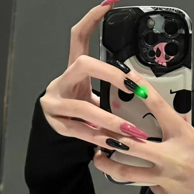 1Pcs NFC Flash Nail Sticker LED Light Flash Party Decor LED Bare Chip Intelligent Luminous Nail Lamp Sticker Enhancement