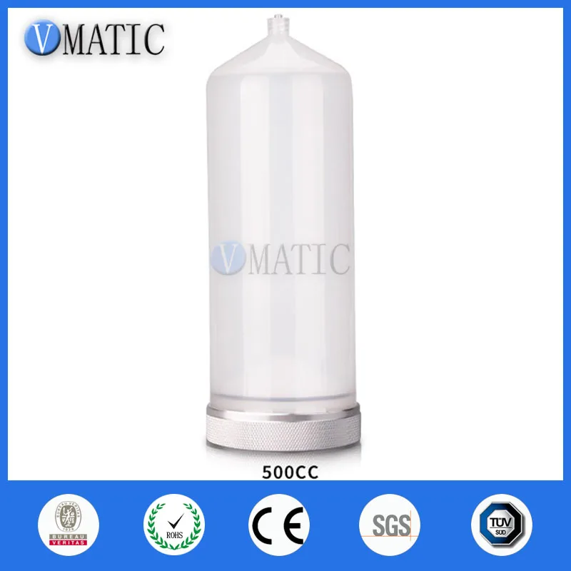 

Free Shipping Thickening Explosion Proof Luer Lock Glue Dispensing Pneumatic Syringe 500 Cc / Ml With Piston