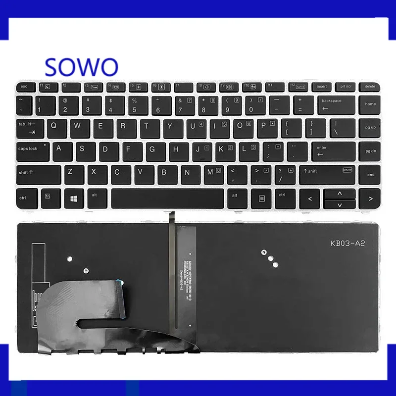Nuova Tastiera Con Retroilluminato Per Hp 840 G3 840 G4 848 G3 745 G3 745 G4 Hstnn-I33C-4