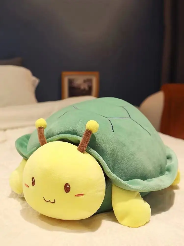 

Kids Toys 2021 Cute Baby Super Green Big Eyes Stuffed Tortoise Turtle Animal Plush Baby Toy Gift Hot 20CM-40cm