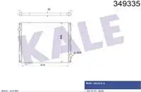 

Water radiator for 349335 B 12 B 12