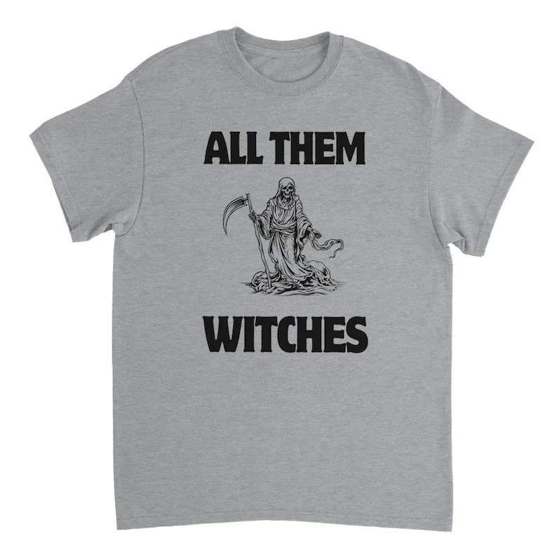 All Them Witches Concert Shirt Cotton Tees Short Sleeve T Shirt O-Neck Clothing Summer