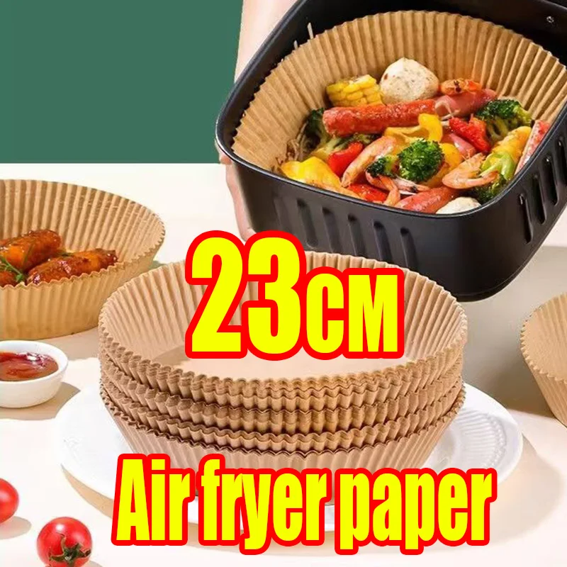 Air Fryer Liners Disposable Non-Stick Parchment Baking Oven Paper Accessories