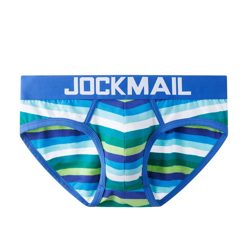 JOCKMAIL Brand mens bikini Gay underwear Sexy striped string
