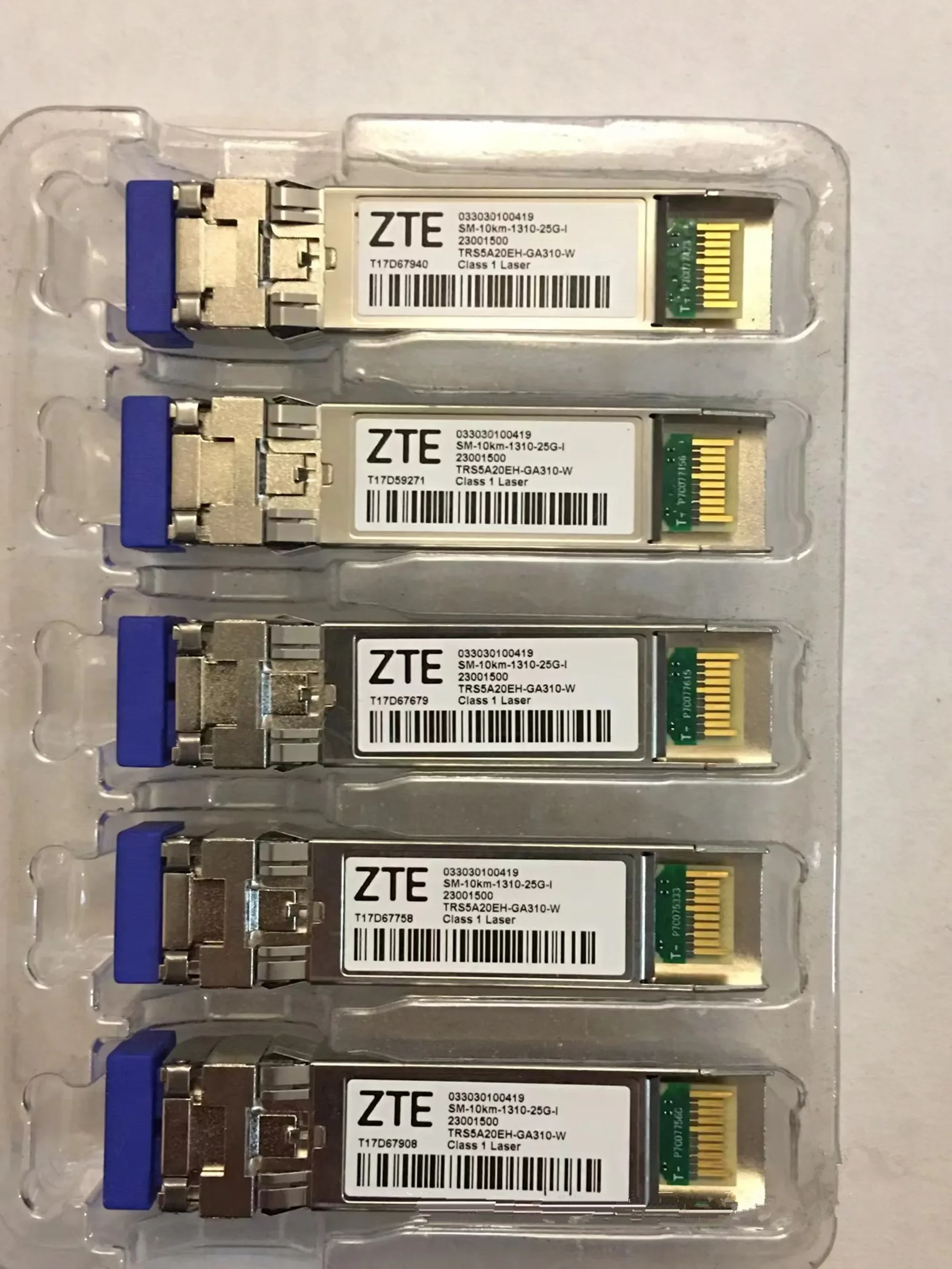 ZTE 25G Sfp Transceiver 033030100419 SM-10KM-1310NM-25G-I 25GB Fiber Optical Module