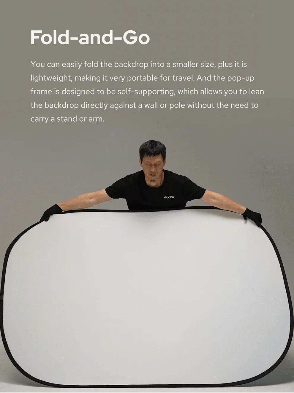 Collapsible Backdrop 1.5mx2m Soft Portable Foldable Panel For retro baby Profess