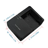 LC-E8 Battery Charger for Canon LP-E8 - Compatible with EOS 600D 650D 700D 550D,Rebel T2i,T3i,T4i,T5i; Kiss X4, X5, X6i Camera - Image 2