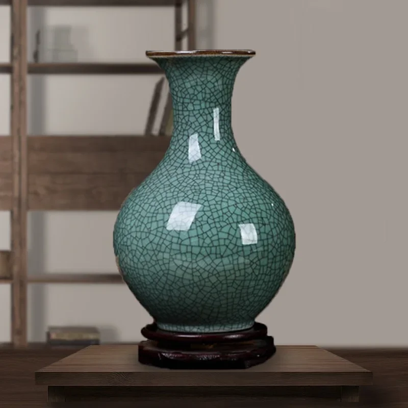 

New Th Arrangement, Room Style Jingdezhen Living Decoration, Flower Entrance Retro Ceramic Vase Ware, Chinese